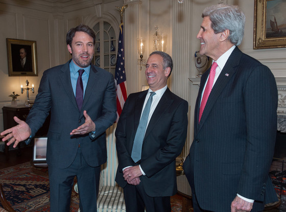 Ben Affleck, Russ Feingold, John Kerry Ben Affleck, Russ Feingold, John Kerry